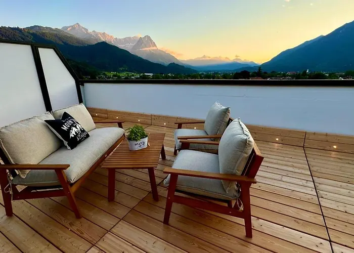 Dachterrasse Panorama-glueck I Garmisch-Partenkirchen