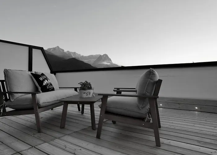 Dachterrasse Panorama-glueck I Daire Garmisch-Partenkirchen
